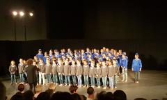 "14/18 en chansons", une  comédie musicale avec les élèves de l'école Eusèbe Bombal d'Argentat sur Dordogne